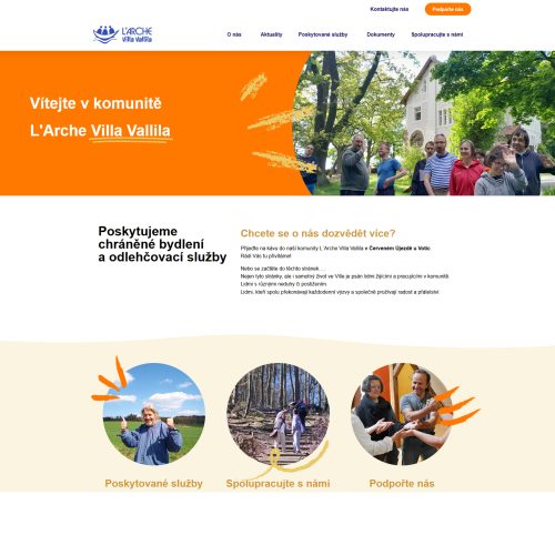 Villa Vallila - testování webu